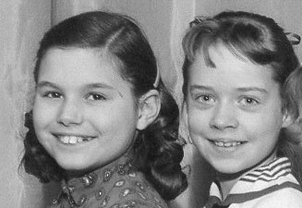 Ginny and Barb, 5th Grade, 1959